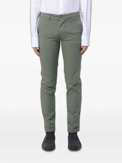 Re-hash Stretch-cotton Chino Trousers In Green