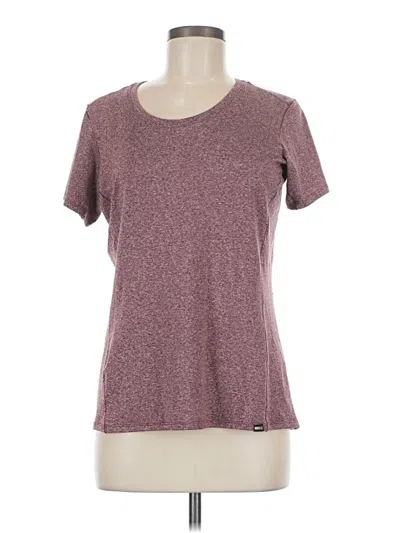 Pre-owned Rei Co Op Active T-shirt In Burgundy
