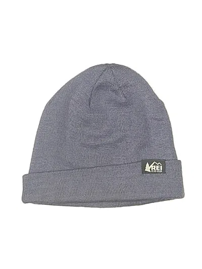 Pre-owned Rei Co Op Beanie Hat In Blue