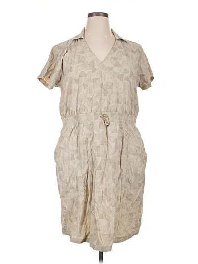 Pre-owned Rei Co Op Casual Dress In Brown