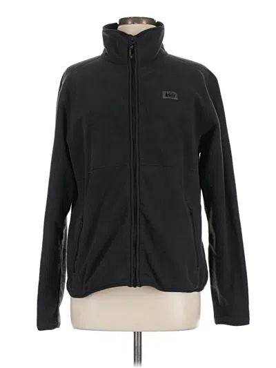 Pre-owned Rei Co Op Fleece Jacket In Black