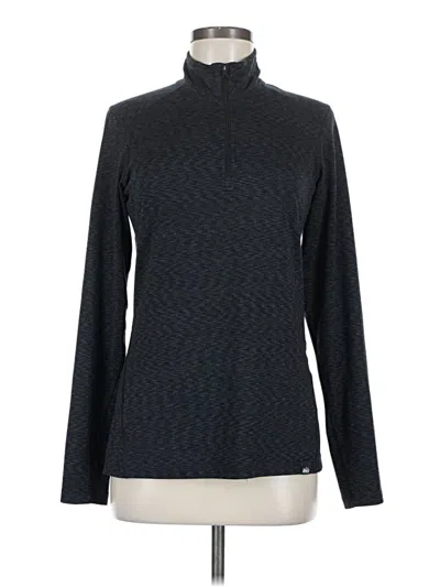 Pre-owned Rei Co Op Long Sleeve Top Black Turtleneck Tops