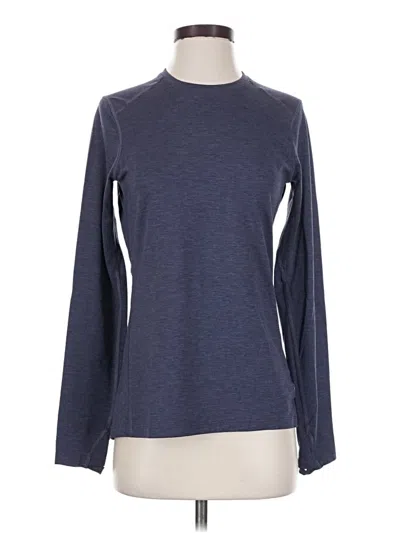 Pre-owned Rei Co Op Long Sleeve T-shirt In Blue
