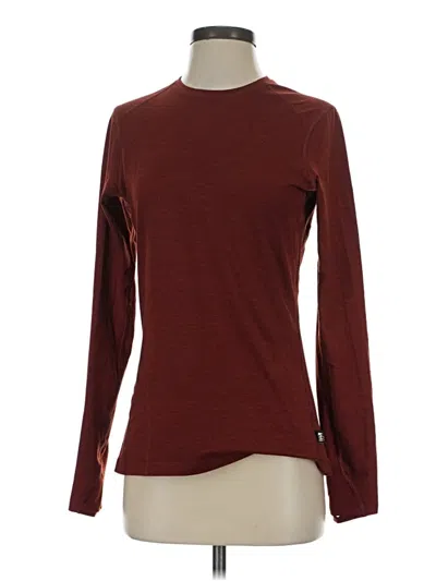 Pre-owned Rei Co Op Long Sleeve T-shirt In Brown