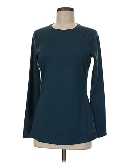 Pre-owned Rei Co Op Long Sleeve T-shirt In Teal