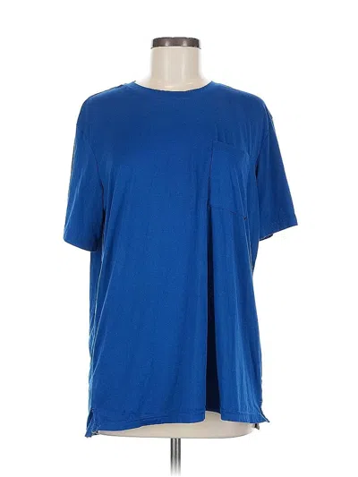 Pre-owned Rei Co Op Short Sleeve T-shirt In Blue