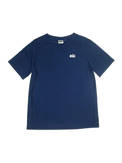 Pre-owned Rei Co Op Kids' Short Sleeve T-shirt In Blue