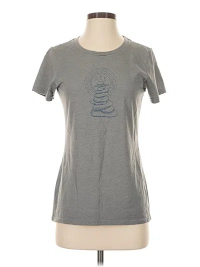 Pre-owned Rei Co Op Short Sleeve T-shirt In Gray