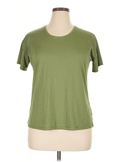 Pre-owned Rei Co Op Short Sleeve T-shirt In Green