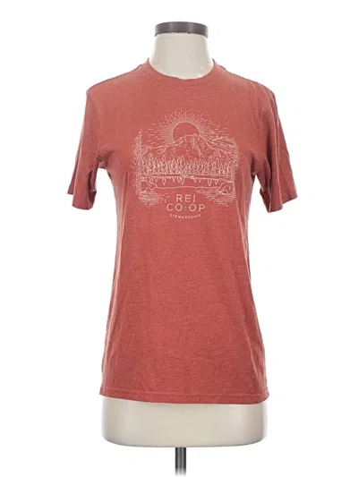Pre-owned Rei Co Op Short Sleeve T-shirt In Red