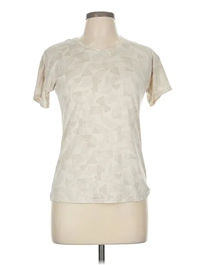 Pre-owned Rei Co Op Short Sleeve T-shirt In White