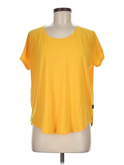 Pre-owned Rei Co Op Short Sleeve T-shirt In Yellow