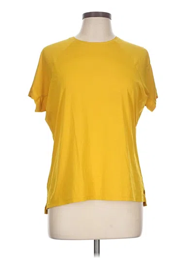 Pre-owned Rei Co Op Short Sleeve T-shirt In Yellow