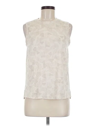 Pre-owned Rei Co Op Sleeveless Blouse In Ivory