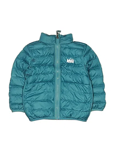 Pre-owned Rei Co Op Kids' Snow Jacket In Teal
