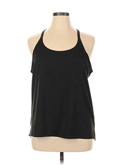 Pre-owned Rei Co Op Tank Top Black Halter Neckline Tops