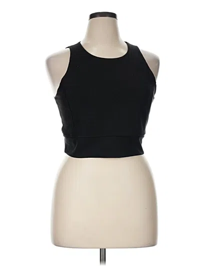 Pre-owned Rei Co Op Tank Top Black Halter Neckline Tops