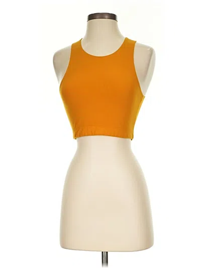 Pre-owned Rei Co Op Tank Top Orange Halter Neckline Tops