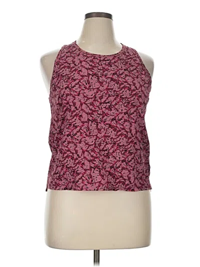 Pre-owned Rei Co Op Tank Top Pink Halter Neckline Tops