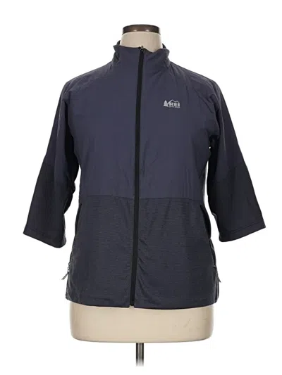 Pre-owned Rei Co Op Track Jacket In Blue