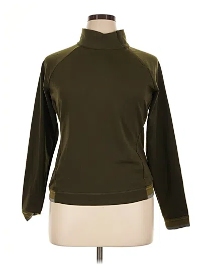 Pre-owned Rei Co Op Turtleneck Sweater In Green
