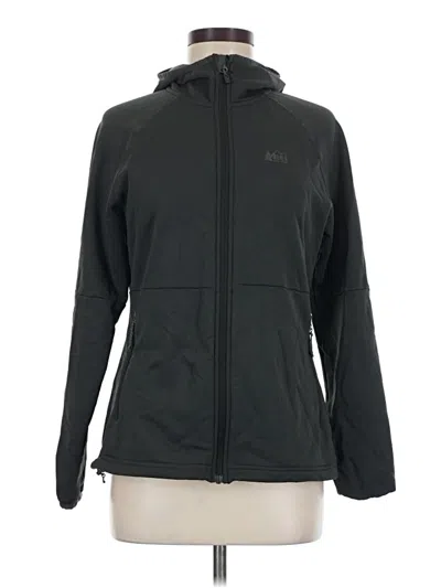 Pre-owned Rei Co Op Zip Up Hoodie In Black