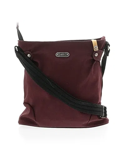 Pre-owned Rei Crossbody Bag In Burgundy