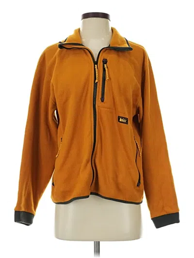 Pre-owned Rei Fleece Jacket In Orange