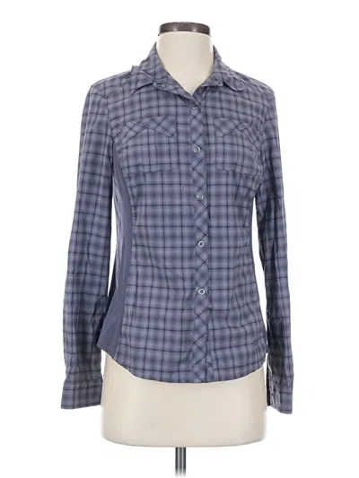 Pre-owned Rei Long Sleeve Button Down Shirt In Gray
