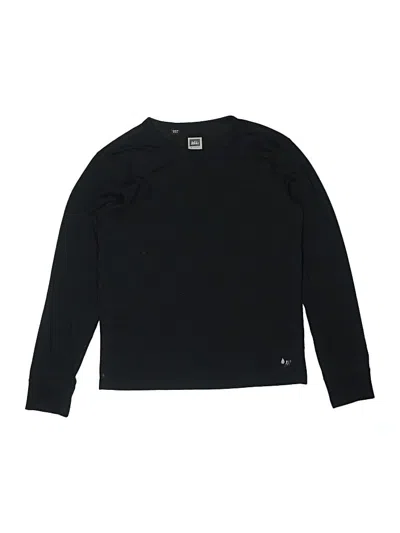 Pre-owned Rei Kids' Long Sleeve T-shirt In Black