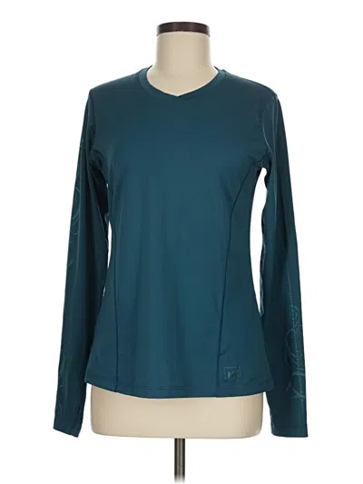 Pre-owned Rei Long Sleeve T-shirt In Teal