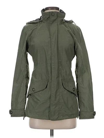 Pre-owned Rei Raincoat In Green