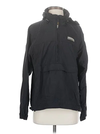 Pre-owned Rei Windbreaker Jacket In Black