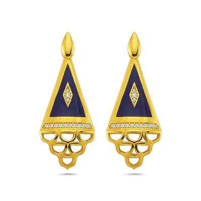 Reian Jewellery Women's Ottoman Earrrings-gold