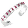 Reian Jewellery Women's Pink / Purple Troya Pink Marquise Cuff