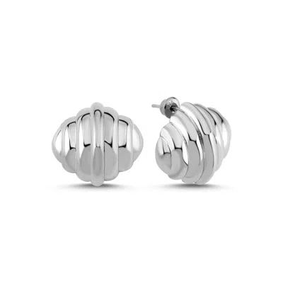 Reian Jewellery Women's Shell Earrings Silver