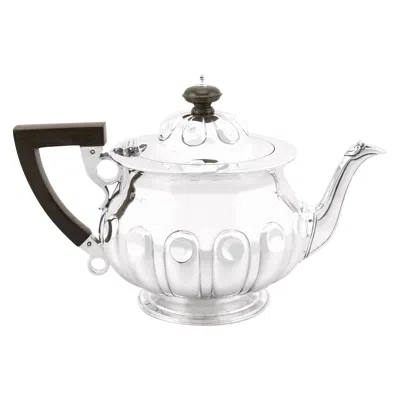 Pre-owned Reid & Sons 1 Reid & Sons Edwardian Arts & Crafts Style Sterling Silver Teapot