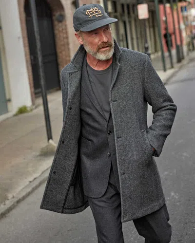 Reid Cooper Coat In Charcoal