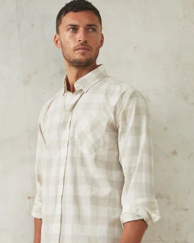 Reid Tuscumbia Shirt In Cream/natural