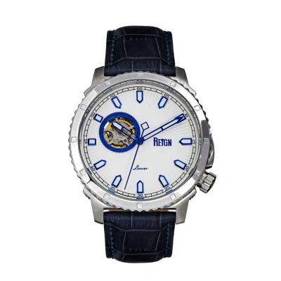 Reign Bauer Automatic White Dial Men's Watch Reirn6003 In Blue