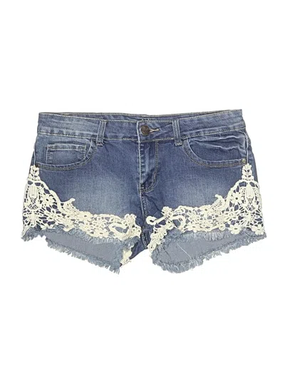 Pre-owned Reign Denim Shorts In Blue