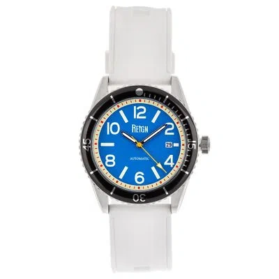Pre-owned Reign Gage Automatic Watch W/date - Navy/white