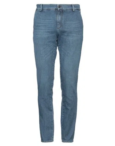 Reign Man Jeans Blue Size 40 Cotton, Elastane