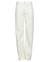 Reign Man Pants Cream Size 30 Cotton In White