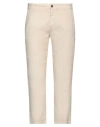 Reign Man Jeans Beige Size 30 Cotton, Elastane In White