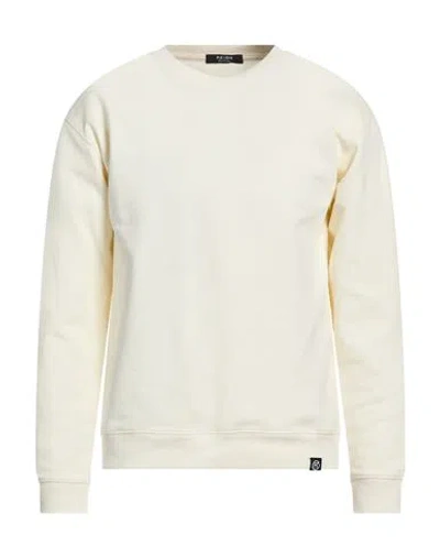 Reign Man Sweatshirt Ivory Size L Cotton In White