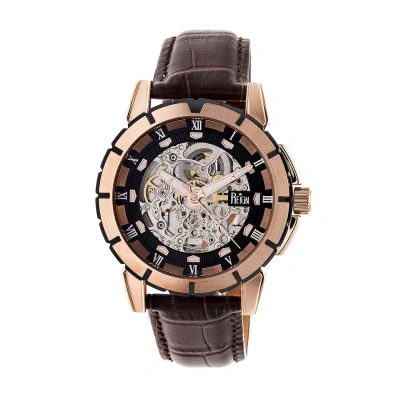 Reign Philippe Automatic Black Dial Men's Watch Reirn4606 In Brown
