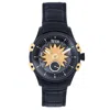 Reign Solstice Automatic Semi-skeleton Watch - Black/gold In Gold