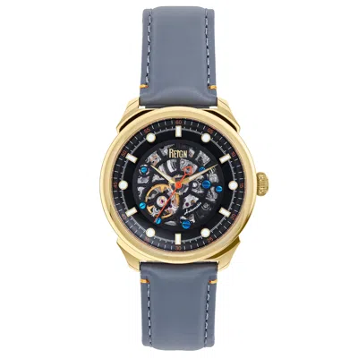 Reign Weston Grey Dial Mens Watch Reirn6802 In Gold