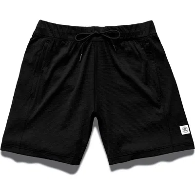 Reigning Champ Solotex® Mesh Tiebreak 7-inch Shorts In Black